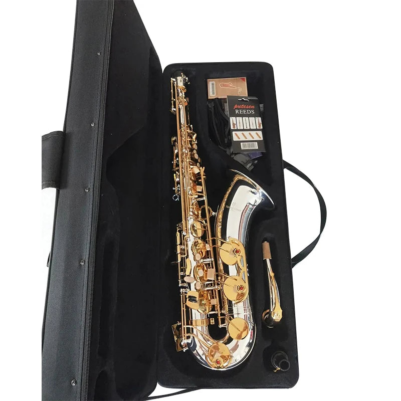 Tenor Saxophone T-W037 High Quality Sax B flat tenor saxophone playing professionally paragraph Music Saxophone Free shipping