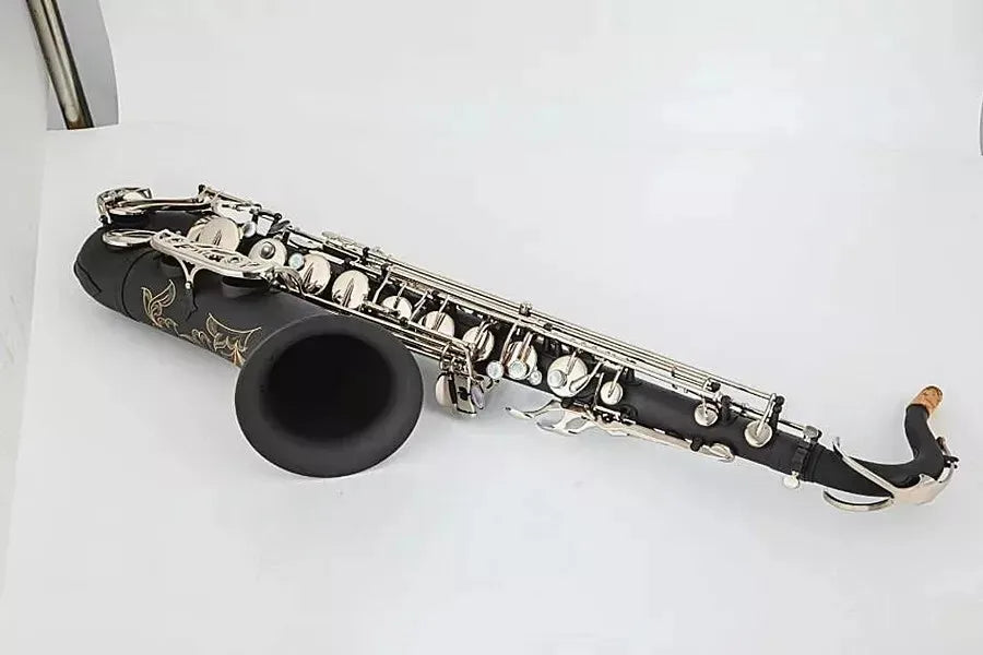 Tenor saxophone, B Flat Black Musical instrument playing Sax With Case