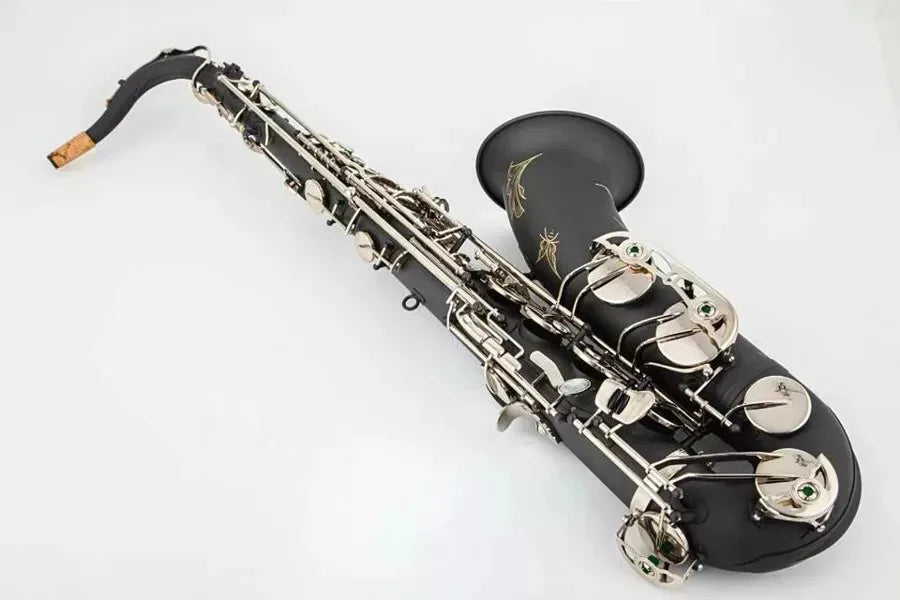 Tenor saxophone, B Flat Black Musical instrument playing Sax With Case