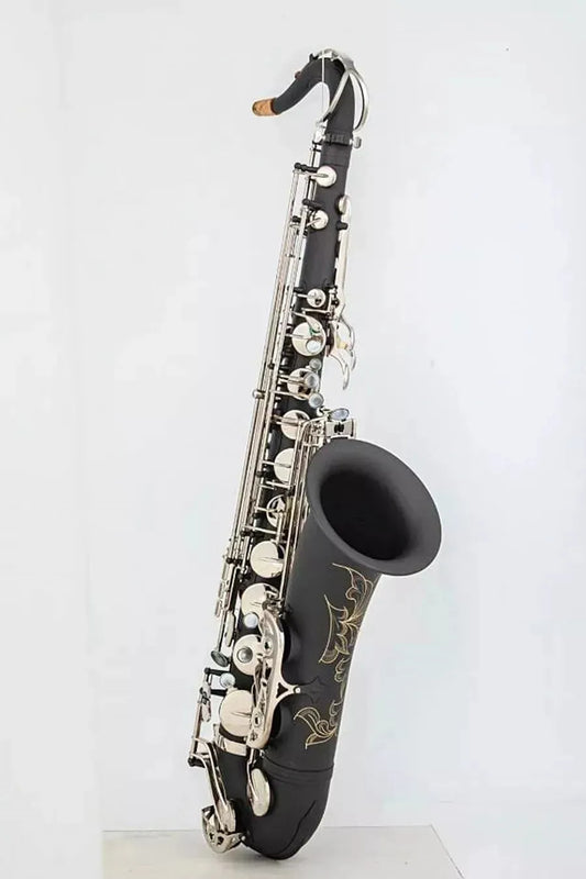Tenor saxophone, B Flat Black Musical instrument playing Sax With Case