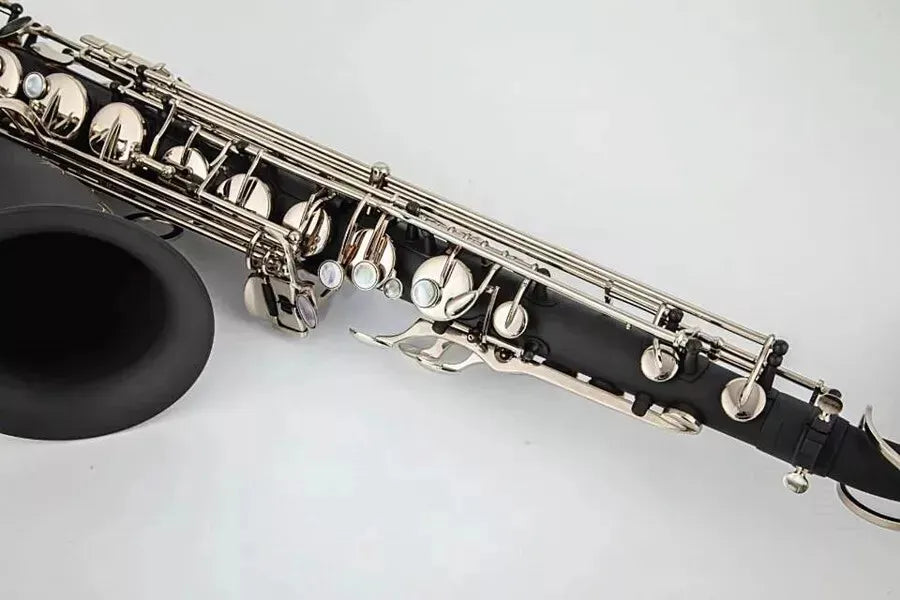 Tenor saxophone, B Flat Black Musical instrument playing Sax With Case