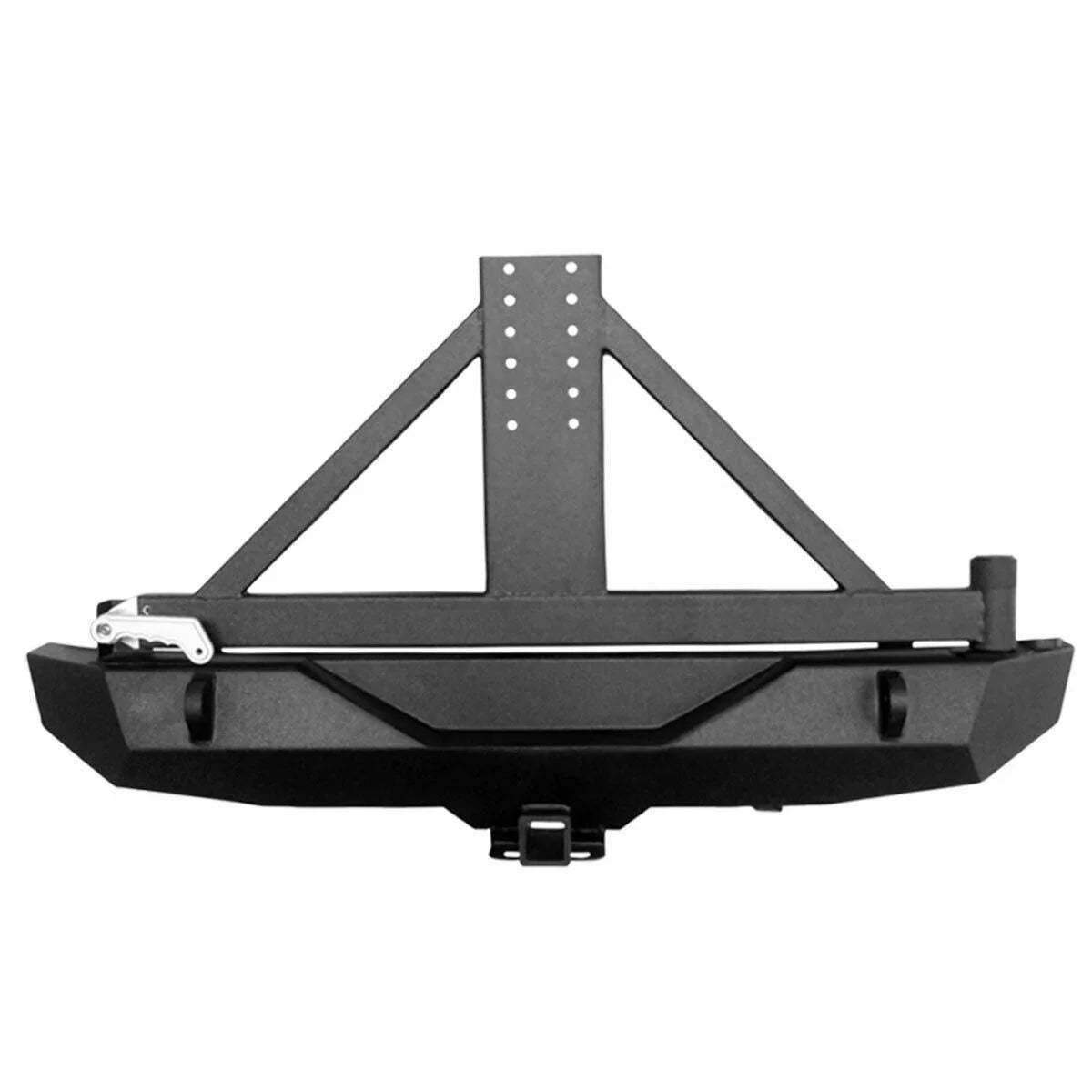 Textured Black Car Rear Bumpers With Tire Carrier For Wrangler JK 2007-2017