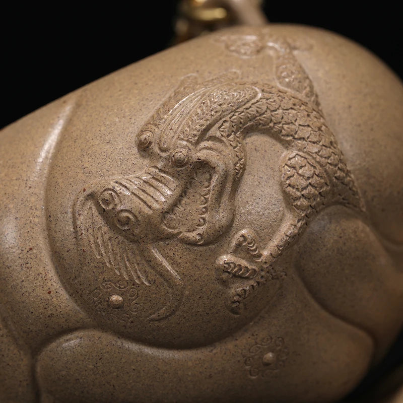 |The work product 】 royal pot of tea fragrance yixing are recommended by the manual pot of mud flower implement 410 c