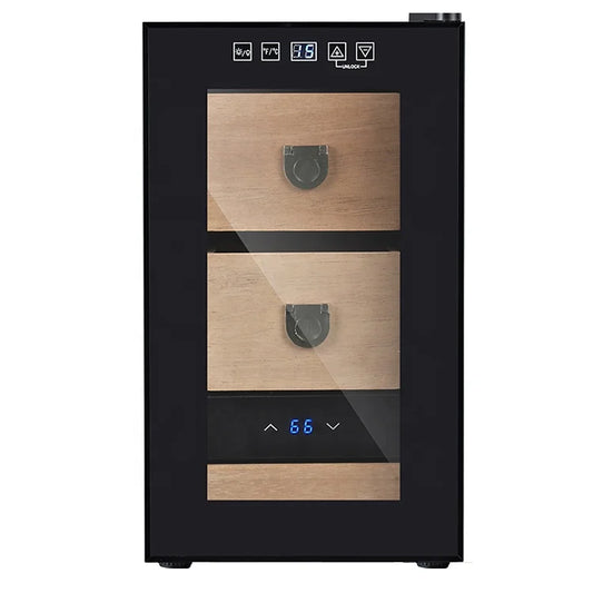 Thermostat Cigar Humidors with high superior ceder wood and Humidity Control for commercial