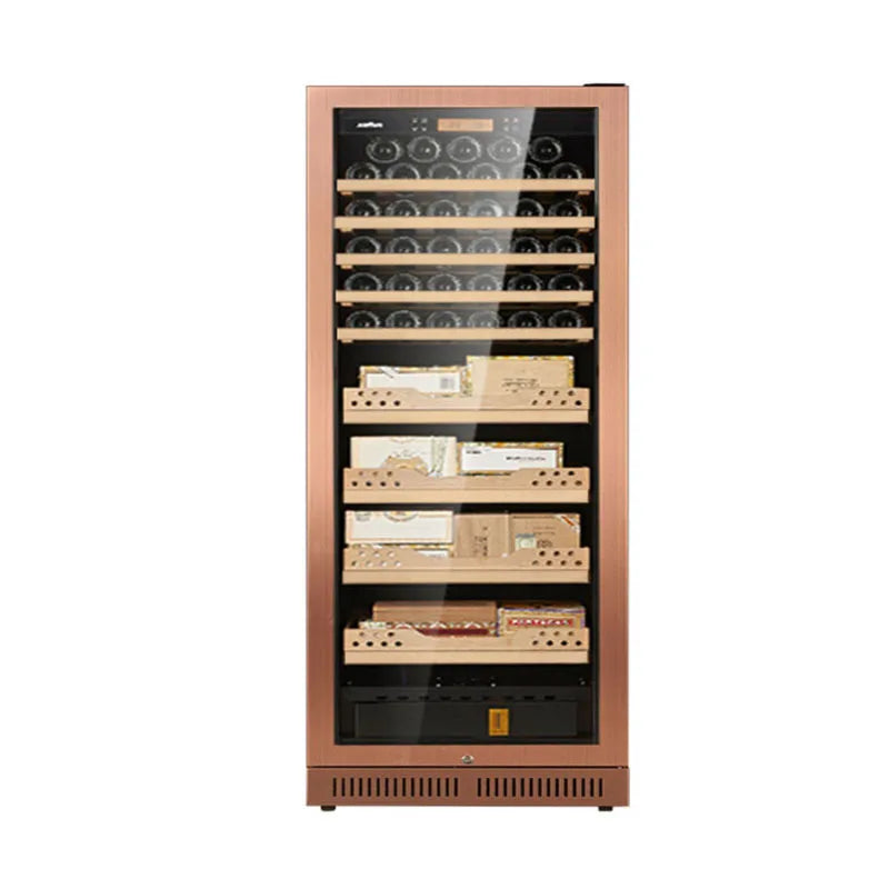 Thermostatic and Humidity Red Wine and Cigar Dual Use Integrated Cabinet Cigar and Red Wine Dual Use Refrigerator