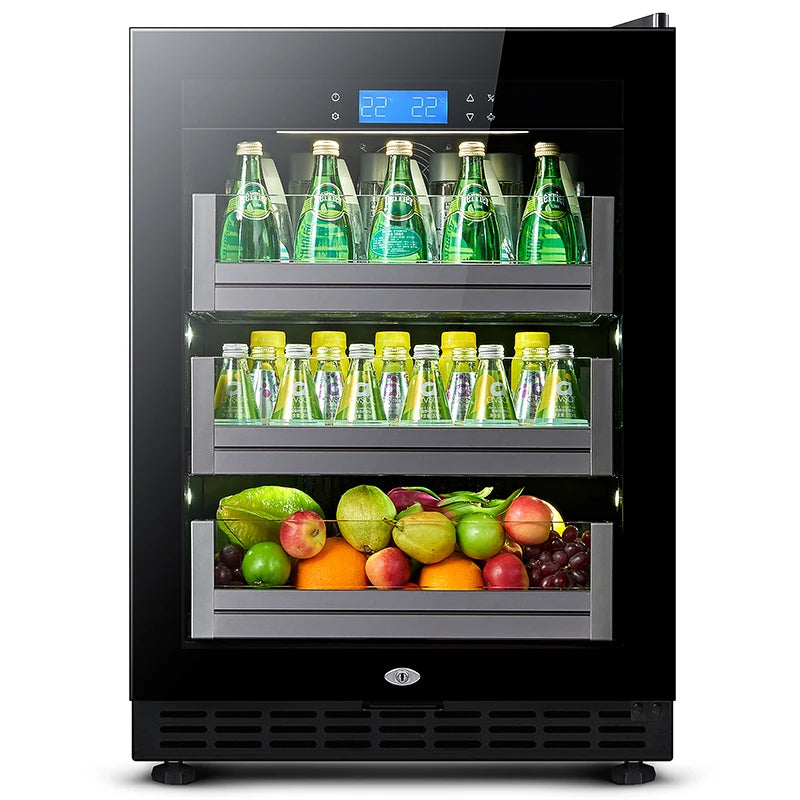 Thermostatic foreign wine cabinet, office, household ice bar, refrigerator, beverage refrigeration and preservation cabinet