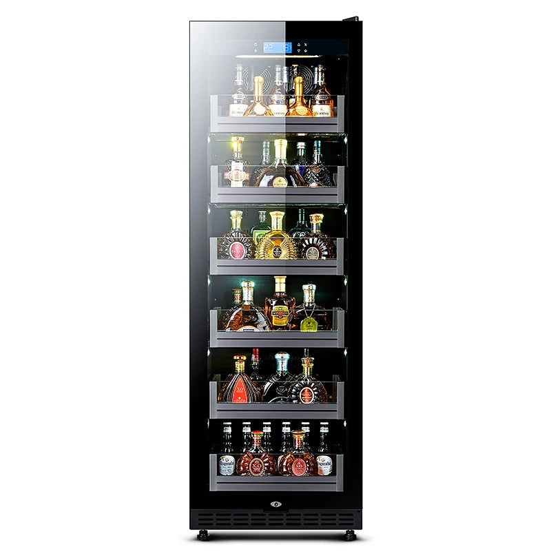 Thermostatic foreign wine cabinet, office, household ice bar, refrigerator, beverage refrigeration and preservation cabinet