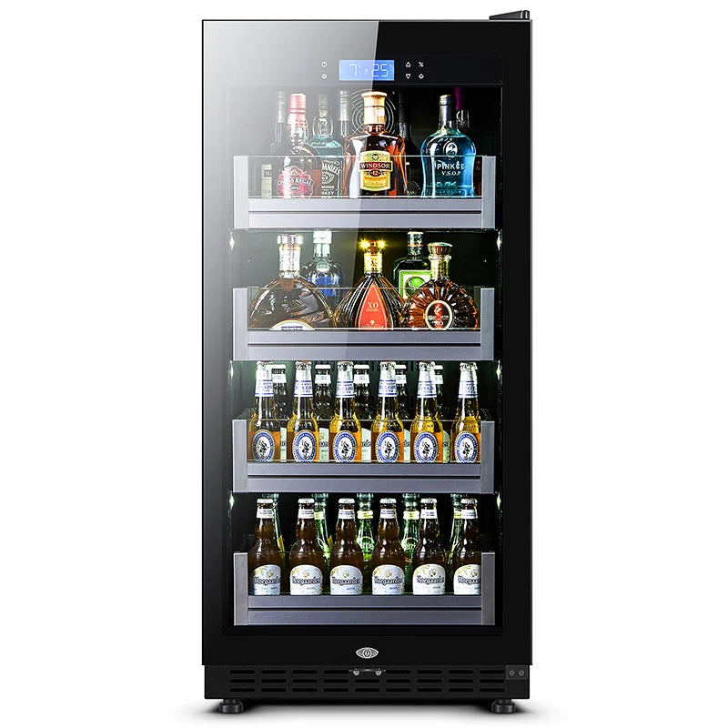 Thermostatic foreign wine cabinet, office, household ice bar, refrigerator, beverage refrigeration and preservation cabinet
