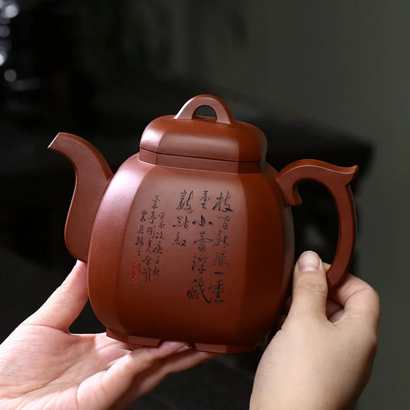 Tibetan Pot, World Purple Clay Yixing Country, High Labor Leisure Leap, Fully Handmade Bottom Slot, Clear Collection Heavy