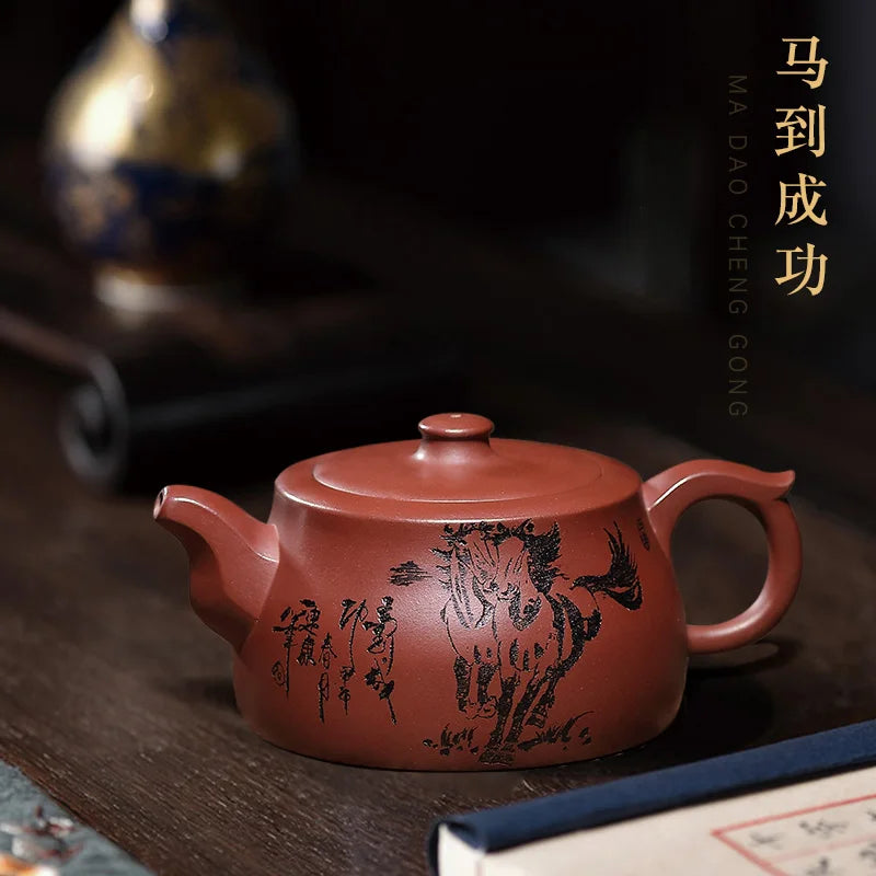 Tibetan pot of the pure manual recommended yixing high jian-kang shen old purple clay teapot tea meditation satori pot