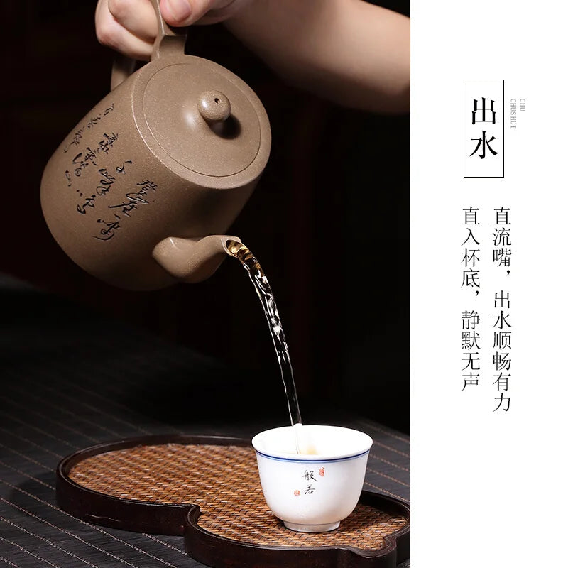 Tibetan yixing recommended all hand pot of the world famous dell its early azure sand hanring the teapot