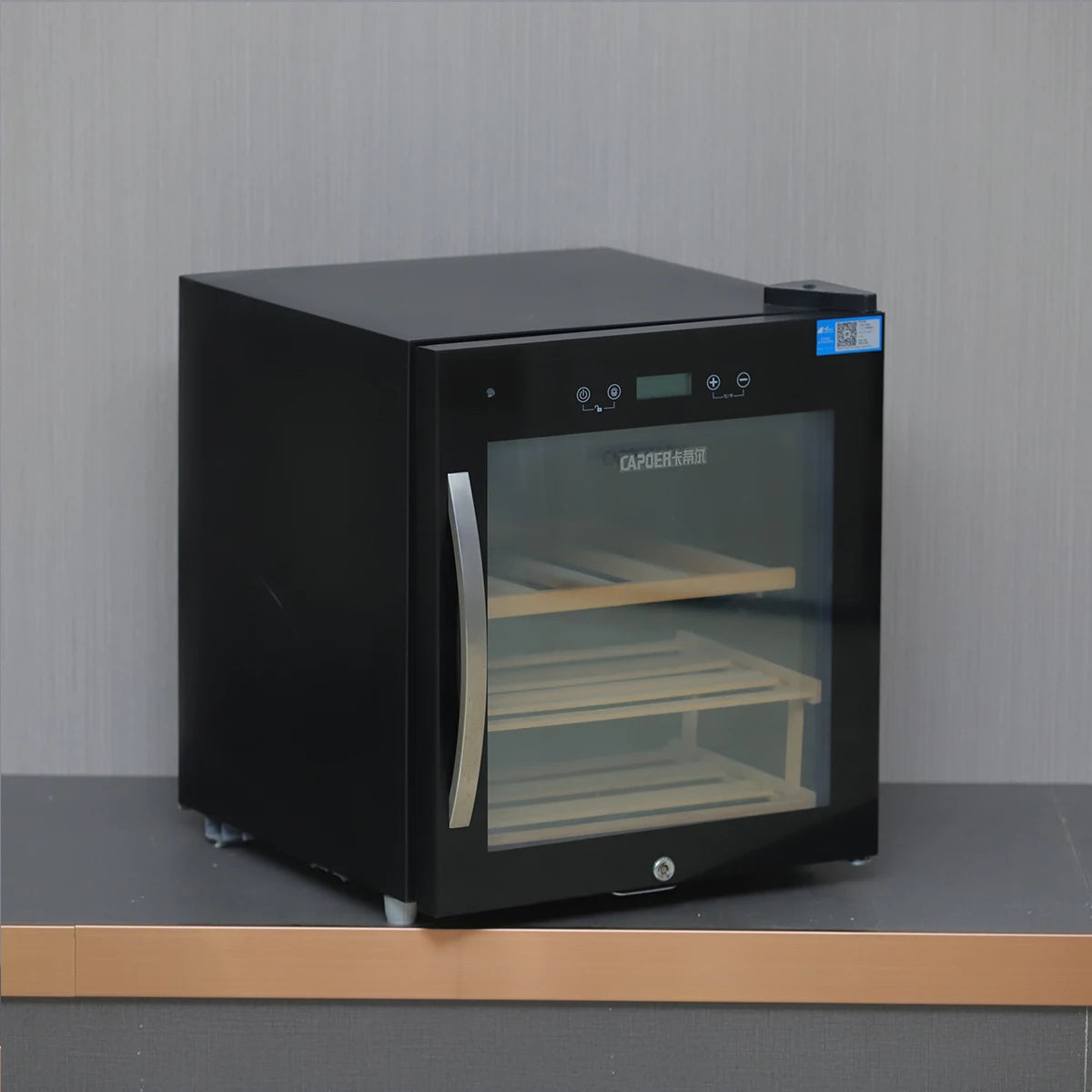 Top sale black mini wine and beverage coolers fridge JC-50