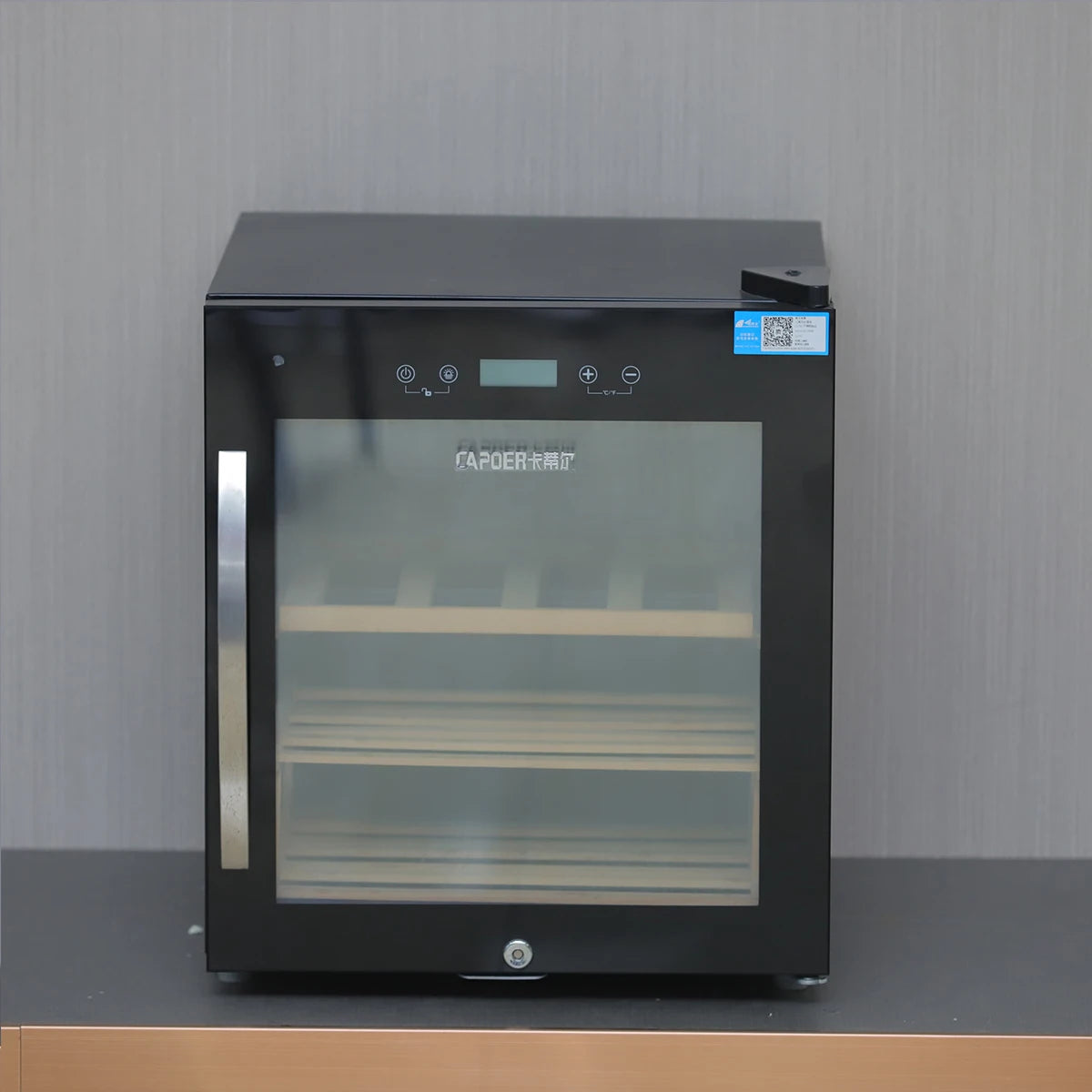 Top sale black mini wine and beverage coolers fridge JC-50