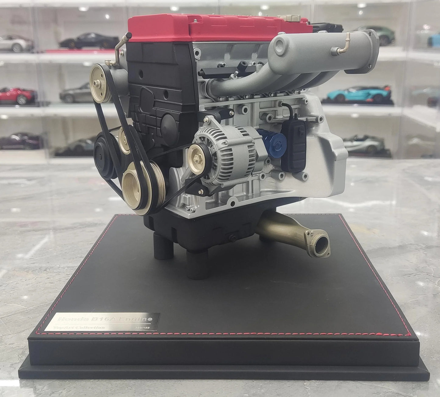 TopArt Collection 1:6 DOHC VTEC Engine Simulation Limited Edition Resin Metal Static Car Engine Model Toy Gift