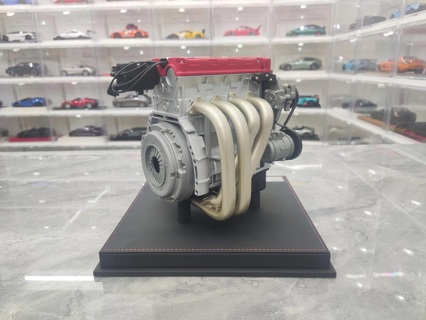 TopArt Collection 1:6 DOHC VTEC Engine Simulation Limited Edition Resin Metal Static Car Engine Model Toy Gift