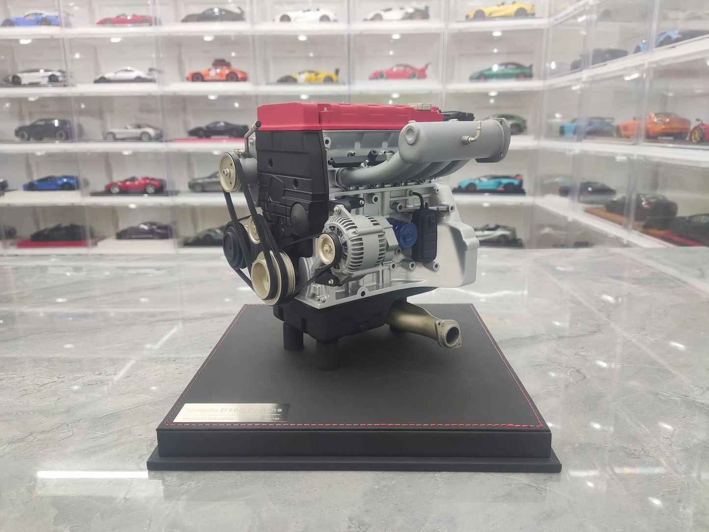 TopArt Collection 1:6 DOHC VTEC Engine Simulation Limited Edition Resin Metal Static Car Engine Model Toy Gift