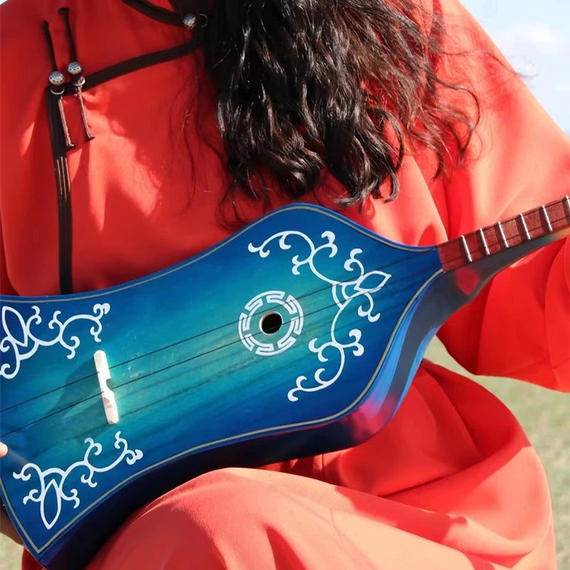 Tovshuur Mongolian plucked musical instrument