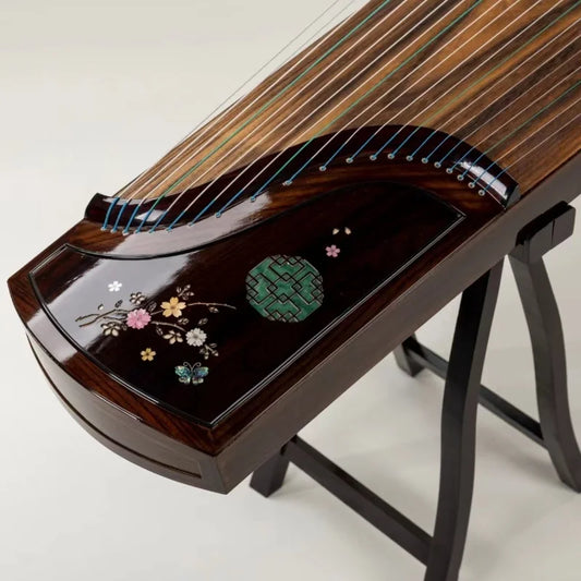 Traditional Chinese guzheng hand-dug zither, 21-string national musical instrument CTNC brand zither