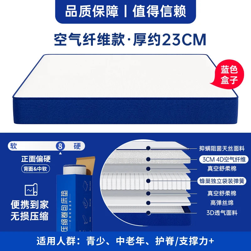 Twin Queen Folding Mattresses High Quality Designer King Double Bed Mattress Memory Foam Sleep Colchones De Cama Furniture