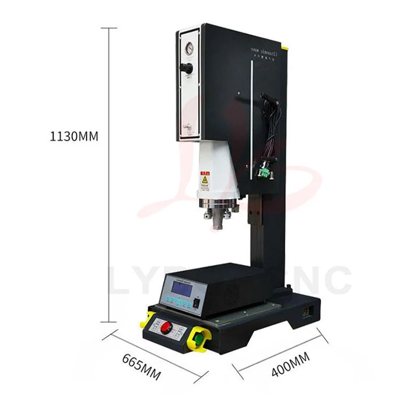Ultrasonic Plastic Spot Welder Machine Automatic Frequency Chasing 15K 2600W Welding Equipment Nylon Acrylic PP Industry