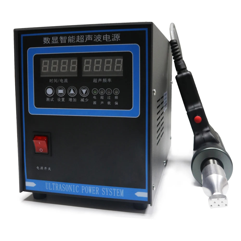 Ultrasonic Welding Machine1200W with Straight/Gun Type Handle Plastic car Spot Welder Equipment continuous 24-hour work