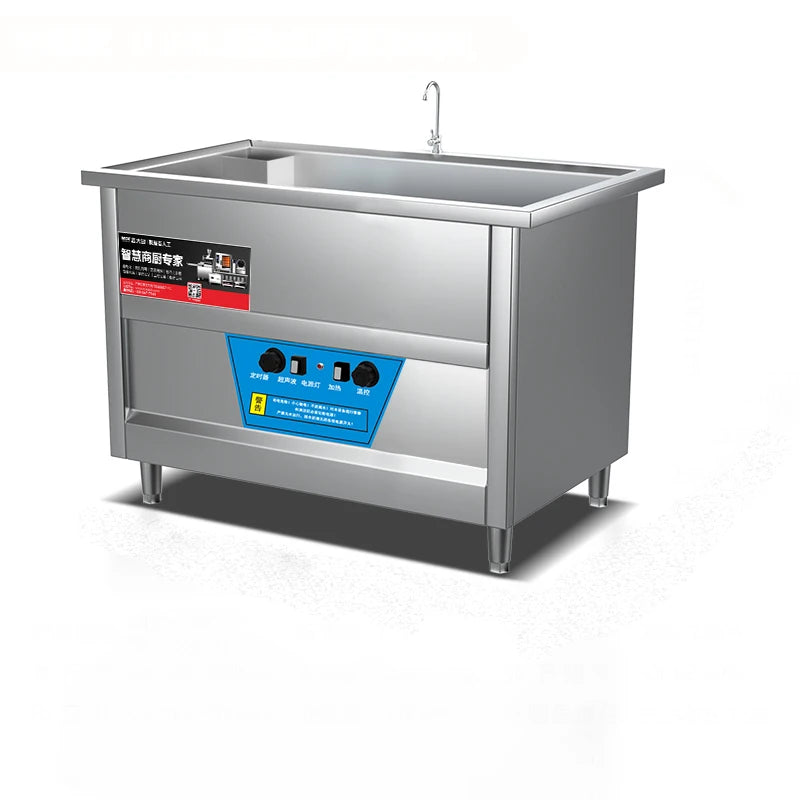 Ultrasonic dishwasher for commercial restaurants, canteens, large, fully automatic small restaurants, hotel dishwashing machines