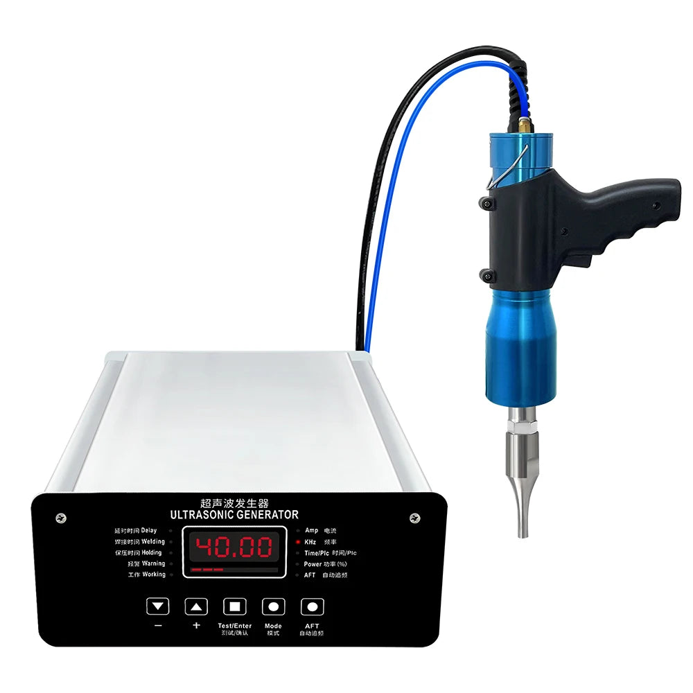 Ultrasonic hand plastic spot welder machine small portable hand-held spot welding equipment 30K 35K 40K
