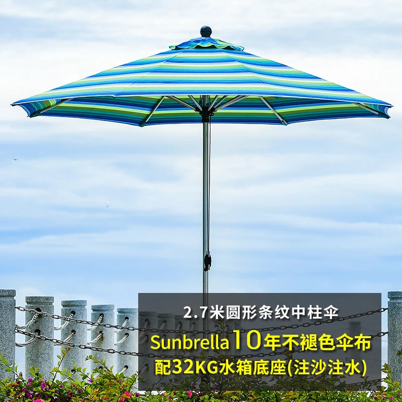 Umbrella Outdoor Umbrella Outdoor Parasol Sun Umbrella Pillar Umbrella Garden Balcony Terrace