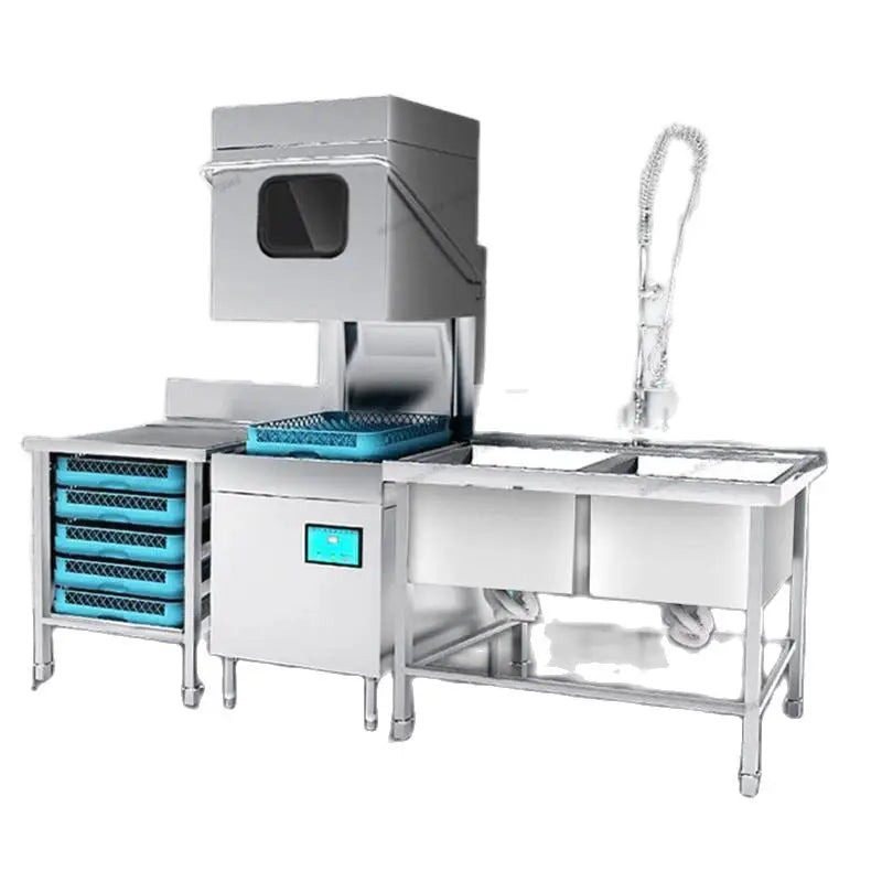 Uncover Dishwasher Commercial Fully Automatic Restaurant Canteen Large Restaurant Small Catering Cup Washing Machine