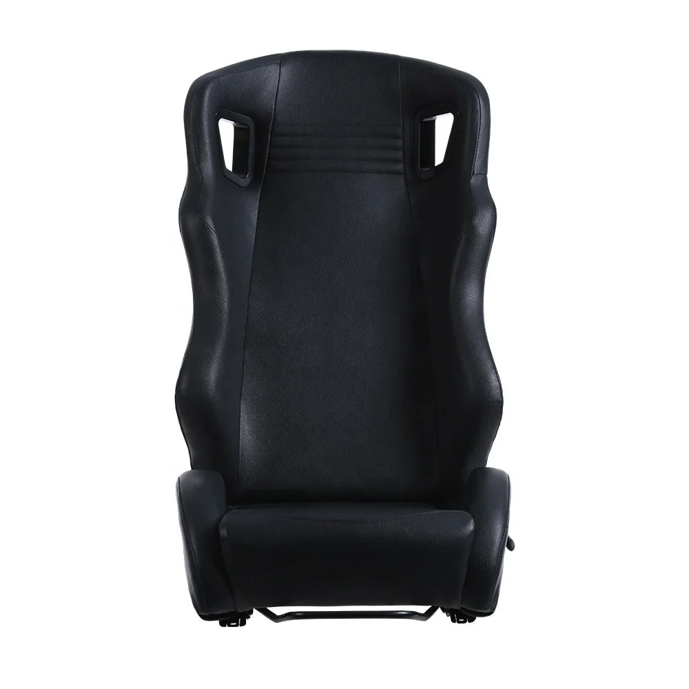 Universal Fiberglass Racing Adjustable PU Leather Fabric car bucket racing seat