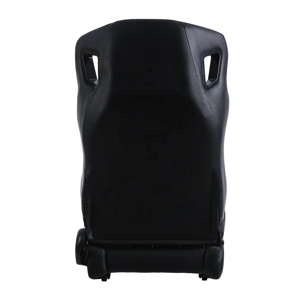 Universal Fiberglass Racing Adjustable PU Leather Fabric car bucket racing seat
