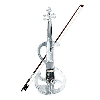 Upgraded Transparent Electric Violin Case Plastic Musical Instruments Classic Stringed Instruments High Quality