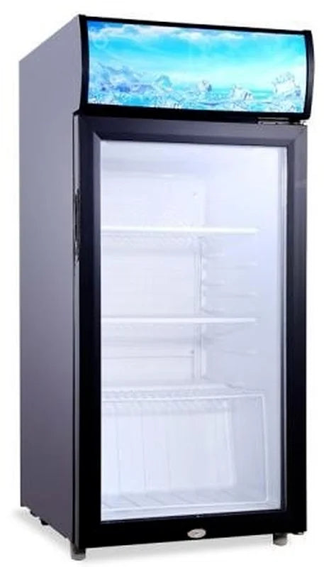 Upright Supermarket Cold Drink Glass Door Electricity Power Source Fridge