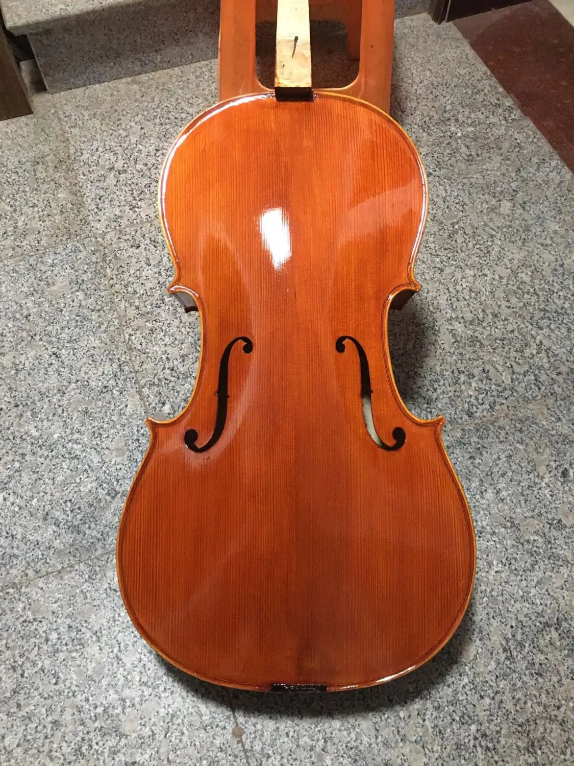 Upscale 100% handmade Varnish Cello 4/4 Orange Natural Flamed Grade AAA Spruce Panel ViolonCello stringed instrument wholesale
