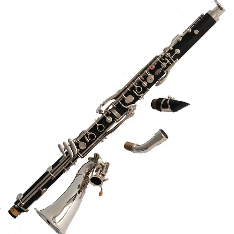 MMOOKA Useful Fashion Ebonite Body Nickel Plating  Tone Eb Alto Clarinet
