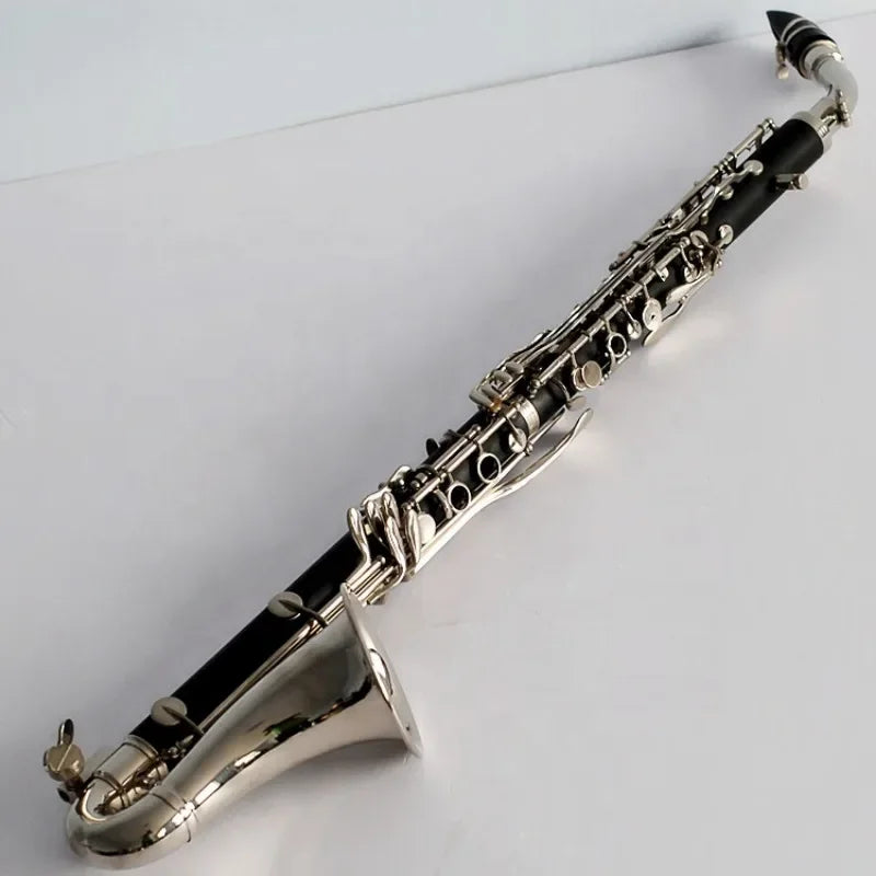 MMOOKA Useful Fashion Ebonite Body Nickel Plating  Tone Eb Alto Clarinet
