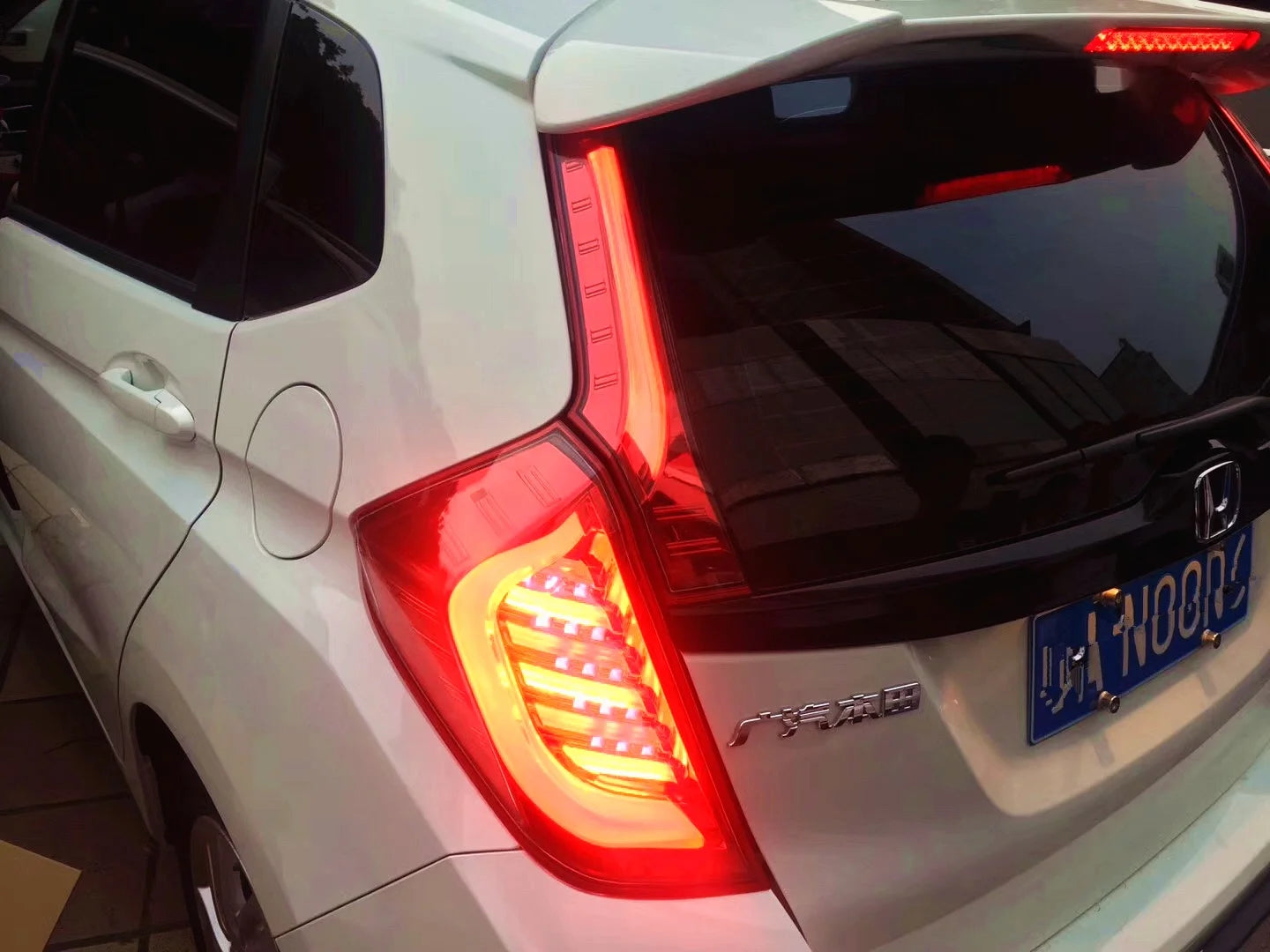 VLAND Hersteller für Auto Rück leuchte für FIT Rück leuchte 2014-up LED Rücklichter Für Honda JAZZ /FIT