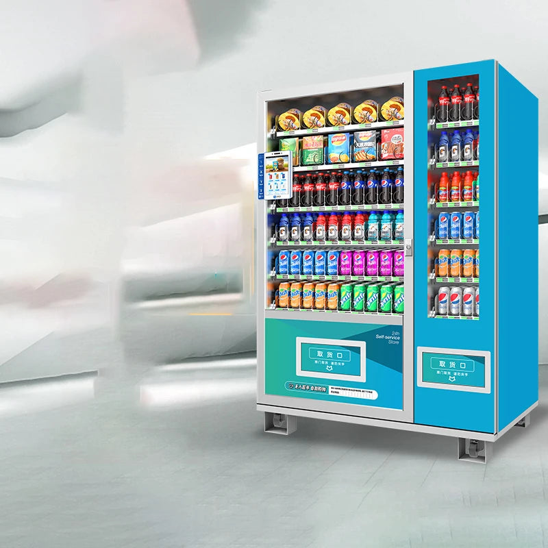 Vending machines, beverage and snack vending machines, cold and hot drinks, unmanned vending machines, self-service vending mach