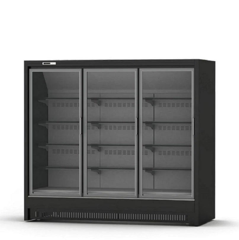 Vertical Refrigerator Cold Drink Vegetables Meat Display Cooler Commercial Supermarket Refrigeration Equipment