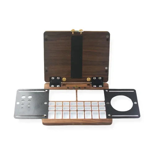 AOOKMIYA Vintage Wooden Easel Watercolor Painting Board Art Tools Portable Student Outdoor Sketching Watercolor Painting Palette Supplies