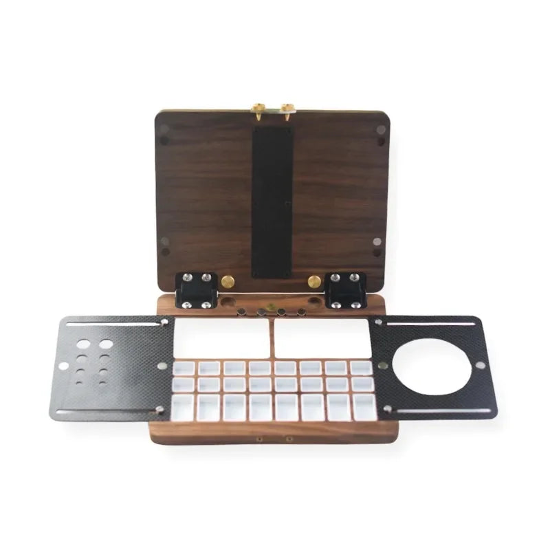 AOOKMIYA Vintage Wooden Easel Watercolor Painting Board Art Tools Portable Student Outdoor Sketching Watercolor Painting Palette Supplies