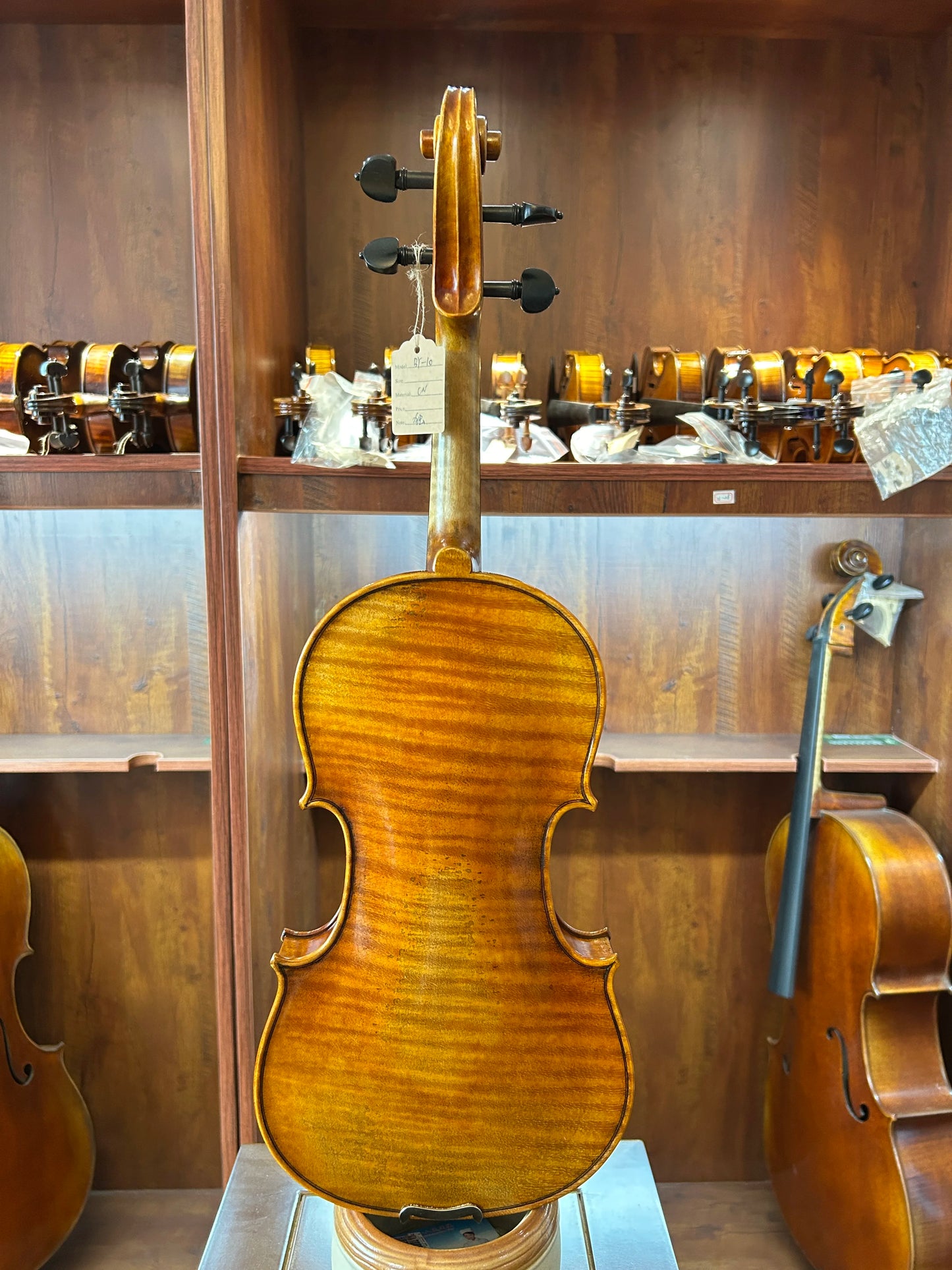 Violin instruments  Stradivari model violin Flame handmade violin 바이올린 악기 Instrumentos violino  Strumenti per violino ไวโอลิน