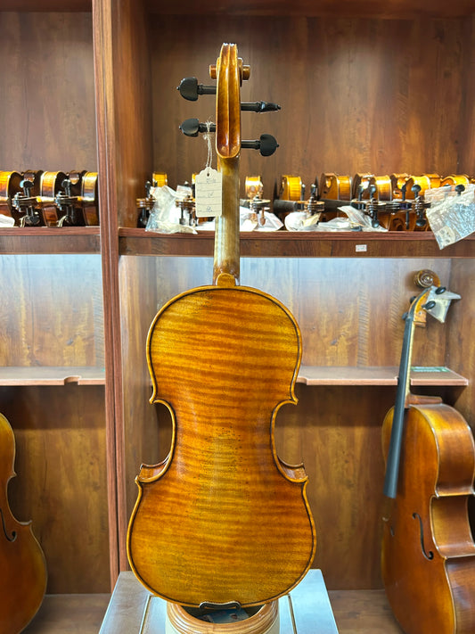 Violin instruments  Stradivari model violin Flame handmade violin 바이올린 악기 Instrumentos violino  Strumenti per violino ไวโอลิน