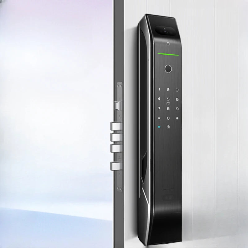 Visual cat's eye monitoring fingerprint lock D7P anti-theft door intelligent lock password lock intelligent door lock