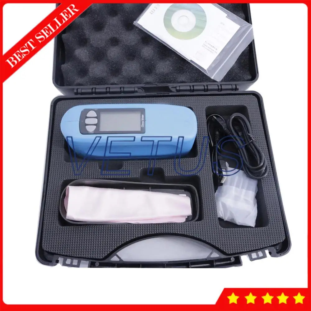 WG68 20 60 85 Three Angle Precision Gloss Meter with Painting Marble Metal Surface Vancometer Tester Measuring Instruments