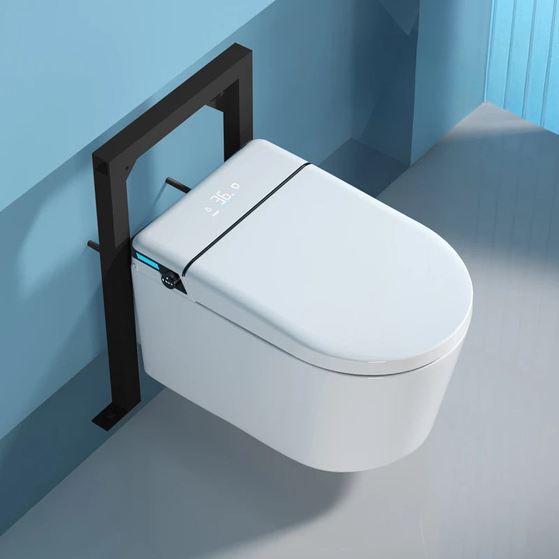 Wall-mounted built-in water tank, no water pressure limit, wall-mounted suspended integrated intelligent toilet