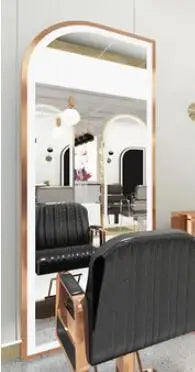 Wanghong barber shop Jingtai hairdresser mirror trendy double sided mirror cabinet integrated hair salon