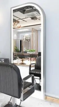 Wanghong barber shop Jingtai hairdresser mirror trendy double sided mirror cabinet integrated hair salon