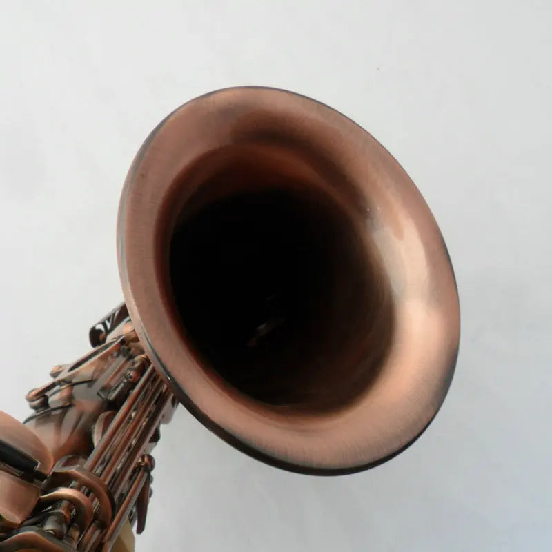 Weifang Rebon Bb Key Antique Brass copper Red Tenor Saxophone