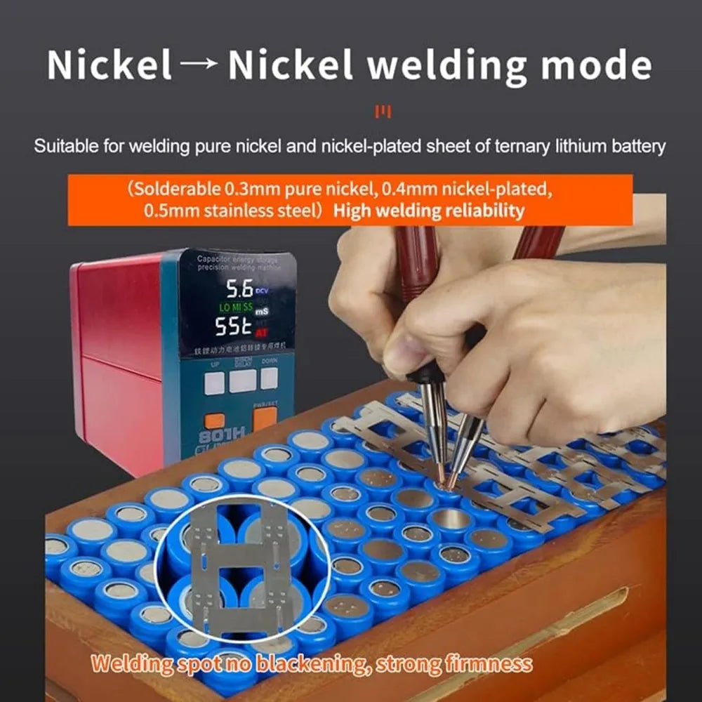 Welder 21 KW Capacitor Energy Storage Pulse Welding Machine, Mini Portable Spot Welding Equipment for 18650